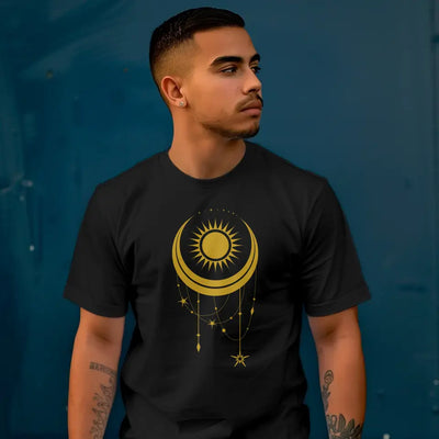 T-Shirt "Sonne & Mond" mit anpassbarem Druck