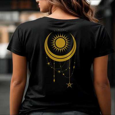 T-Shirt "Sonne & Mond" mit anpassbarem Druck
