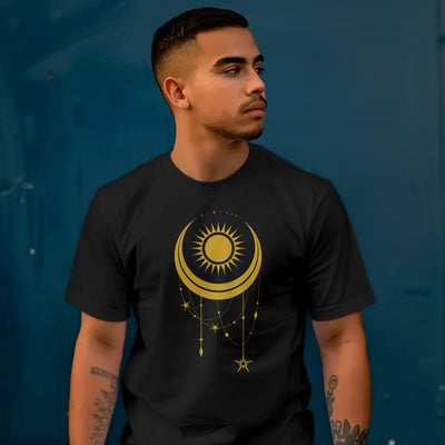 T-Shirt "Sonne & Mond" mit anpassbarem Druck