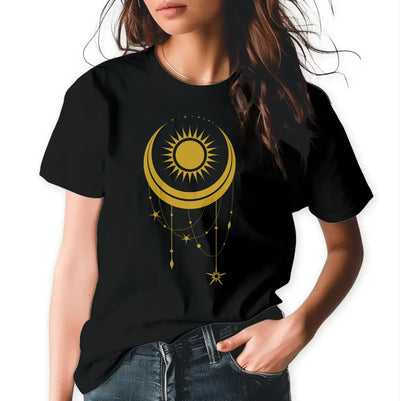 T-Shirt "Sonne & Mond" mit anpassbarem Druck