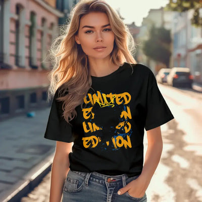 T-Shirt "limited edition" mit anpassbarem Druck