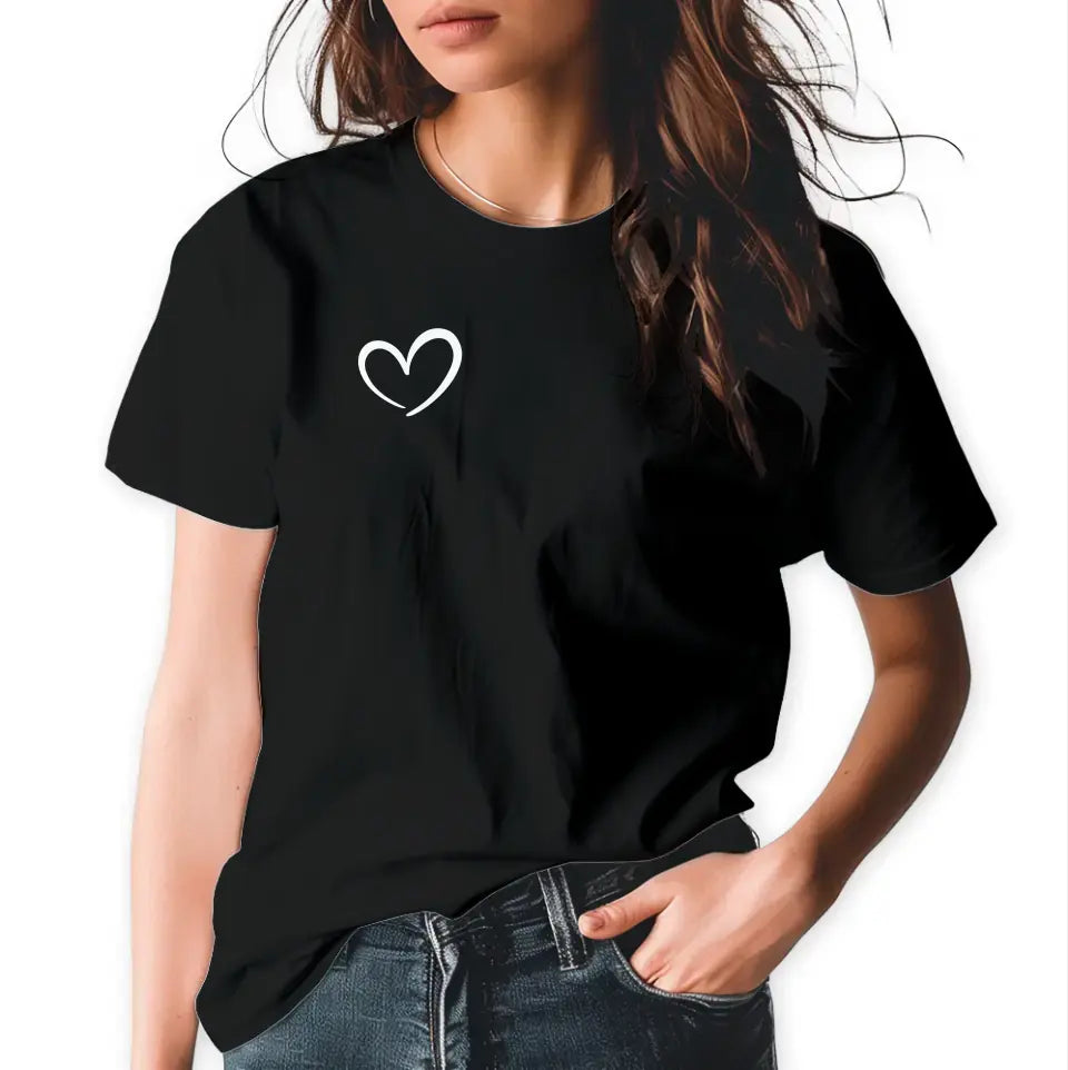 T-Shirt "I love my hot girlfriend" mit anpassbarem Druck