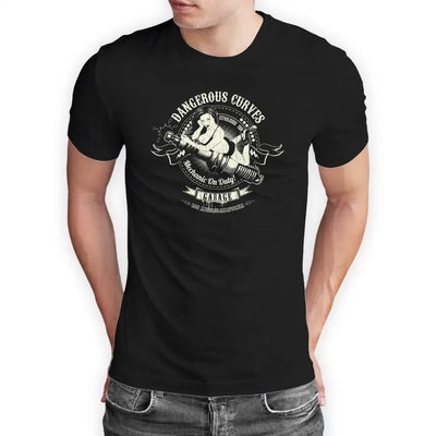 T-Shirt "Dangerous Curves" mit anpassbarem Druck