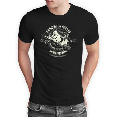 T-Shirt "Dangerous Curves" mit anpassbarem Druck