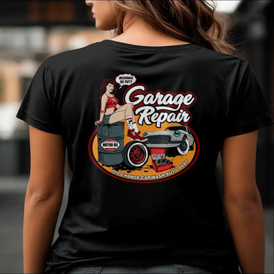 T-Shirt "Garage Repair" mit anpassbarem Druck