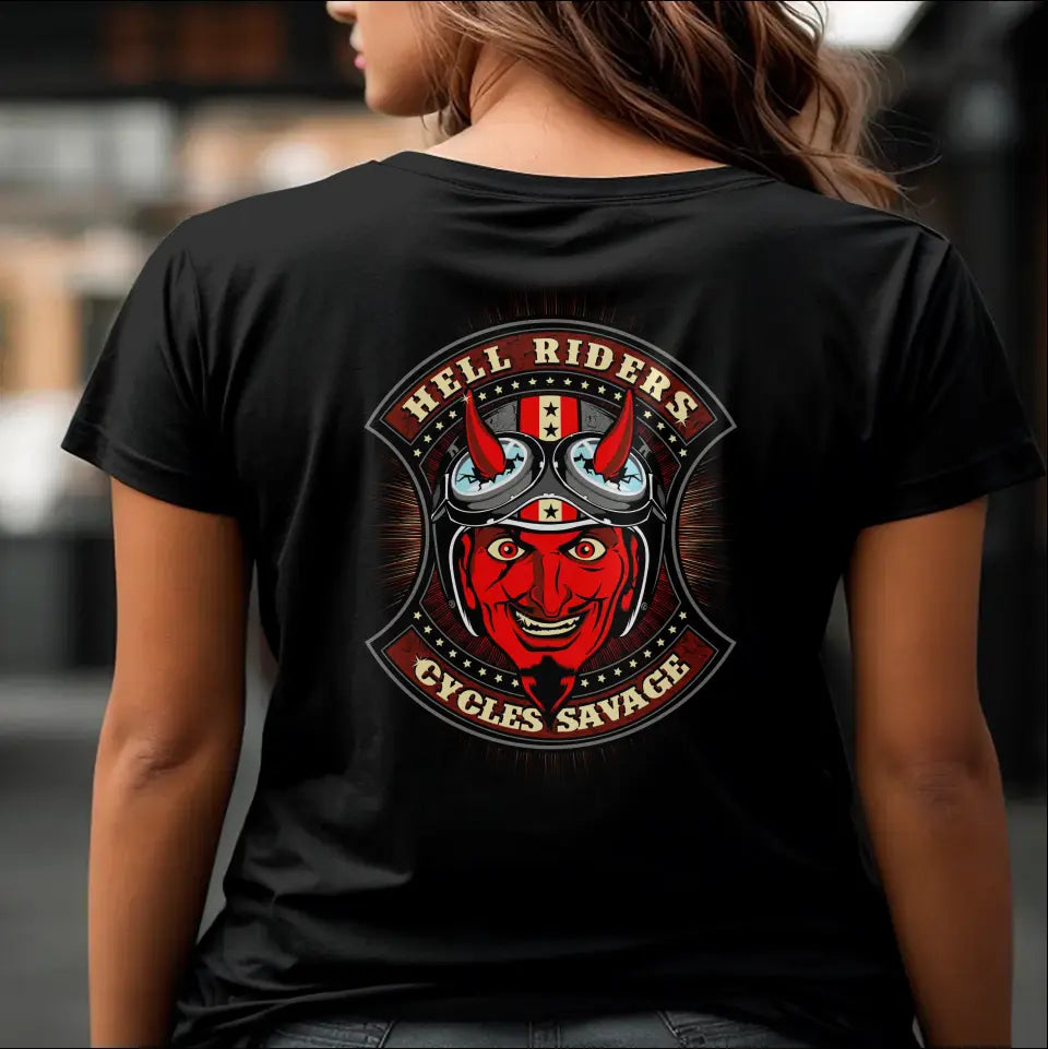 T-Shirt "Hell Riders" mit anpassbarem Druck