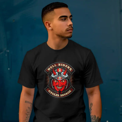 T-Shirt "Hell Riders" mit anpassbarem Druck