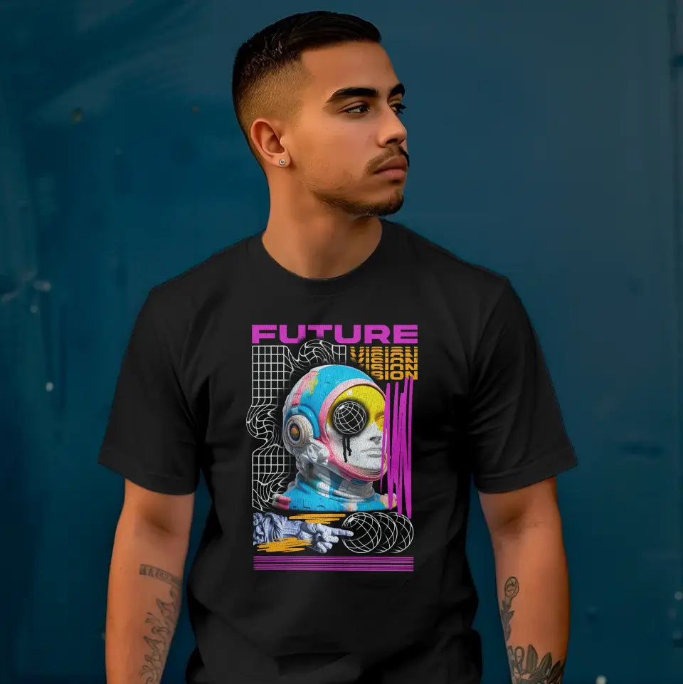 T-Shirt "Future Vision" mit anpassbarem Druck