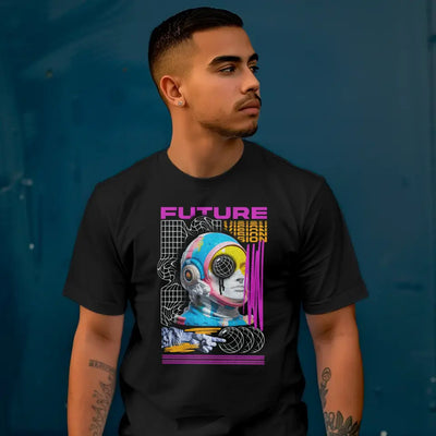 T-Shirt "Future Vision" mit anpassbarem Druck