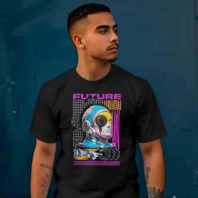 T-Shirt "Future Vision" mit anpassbarem Druck