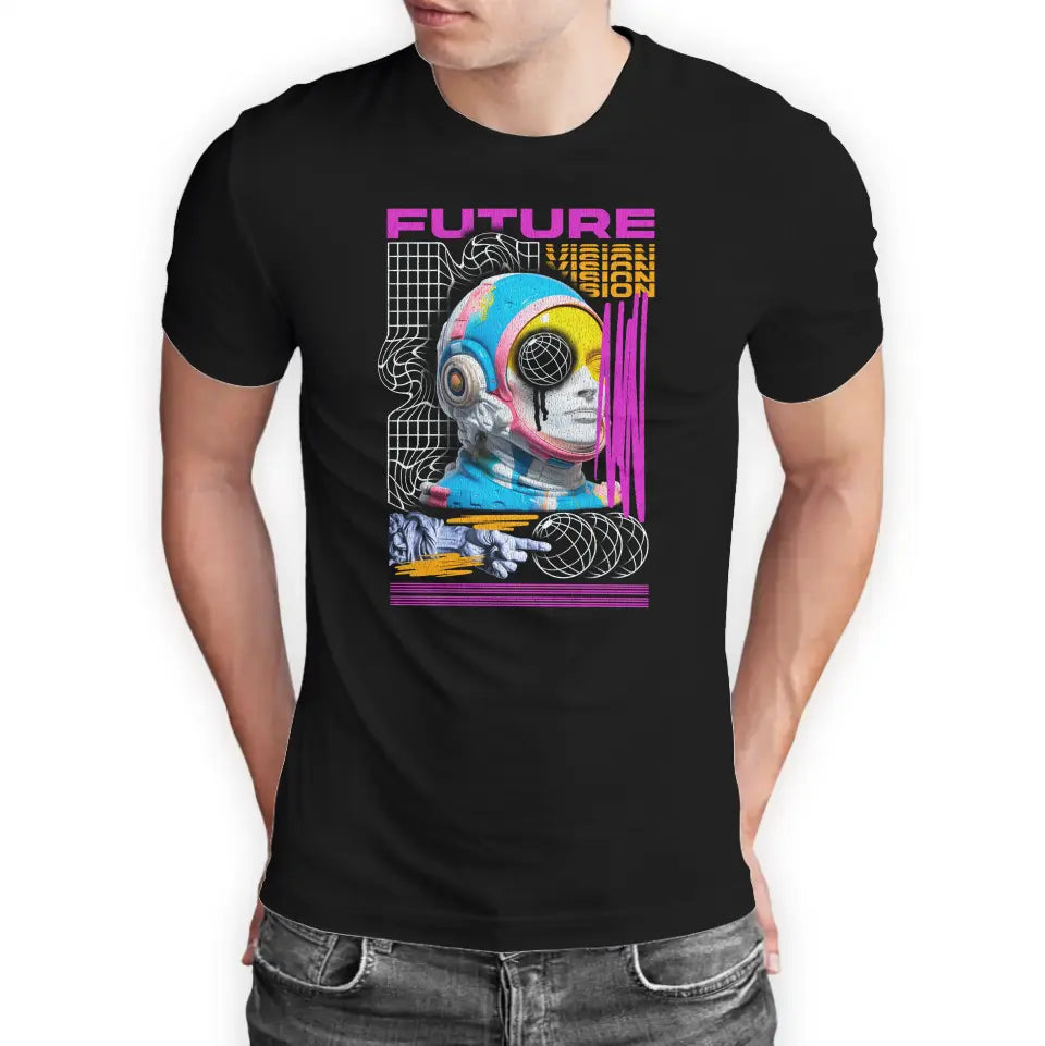 T-Shirt "Future Vision" mit anpassbarem Druck