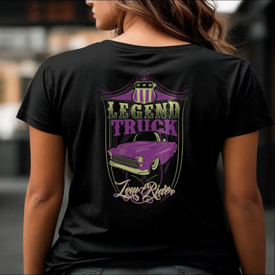 T-Shirt "Legend Truck - Low Rider" mit anpassbarem Druck