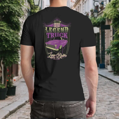 T-Shirt "Legend Truck - Low Rider" mit anpassbarem Druck