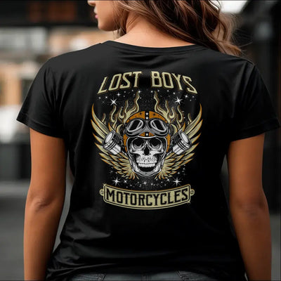 T-Shirt "Lost Boys Motorcycle" mit anpassbarem Druck