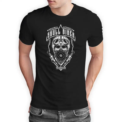 T-Shirt "Skull Biker" mit anpassbarem Druck