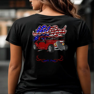 T-Shirt "Hot Rod - American" mit anpassbarem Druck