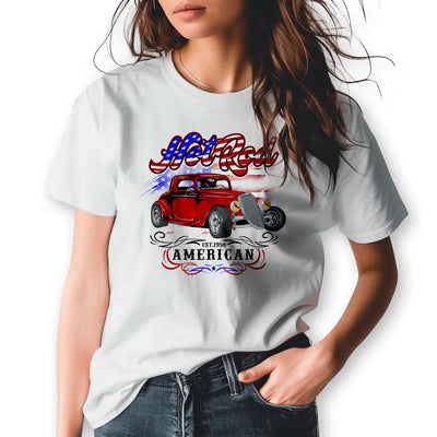 T-Shirt "Hot Rod - American" mit anpassbarem Druck