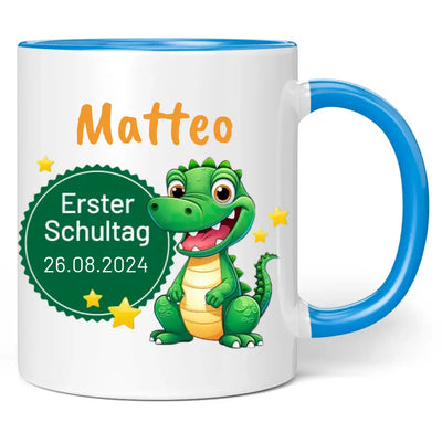 Tasse "Erster Schultag" mit Wunschname + Datum