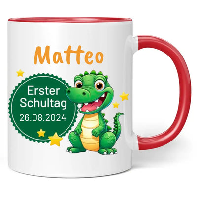 Tasse "Erster Schultag" mit Wunschname + Datum