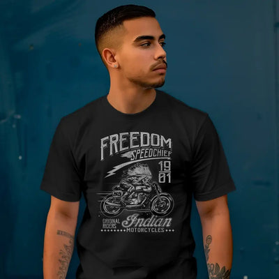 T-Shirt "Freedom Speedchief - Indian Motorcycles" mit anpassbarem Druck