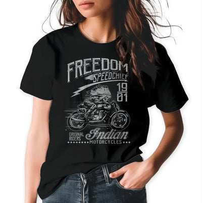 T-Shirt "Freedom Speedchief - Indian Motorcycles" mit anpassbarem Druck