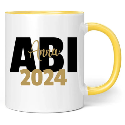 Tasse "ABI" personalisiert mit Namen + Daten