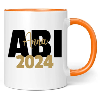 Tasse "ABI" personalisiert mit Namen + Daten