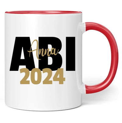 Tasse "ABI" personalisiert mit Namen + Daten