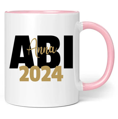 Tasse "ABI" personalisiert mit Namen + Daten