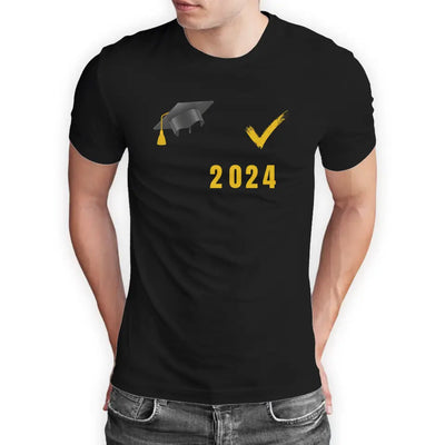 T-Shirt "ABI 2024 - Geschafft!" mit anpassbarem Druck