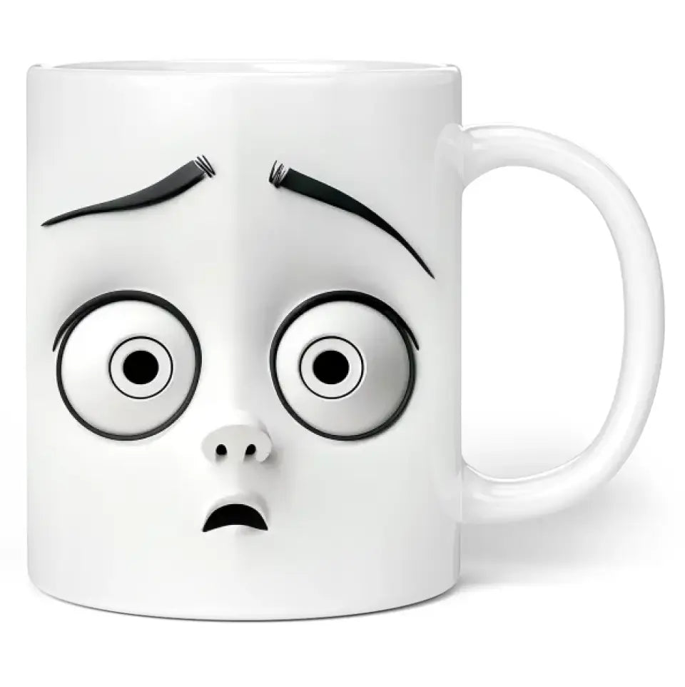 Tasse "Unsicheres Gesicht"