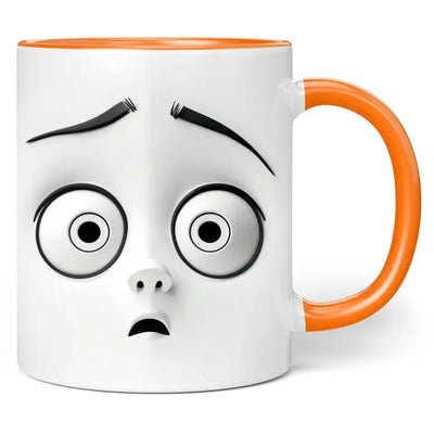 Tasse "Unsicheres Gesicht"