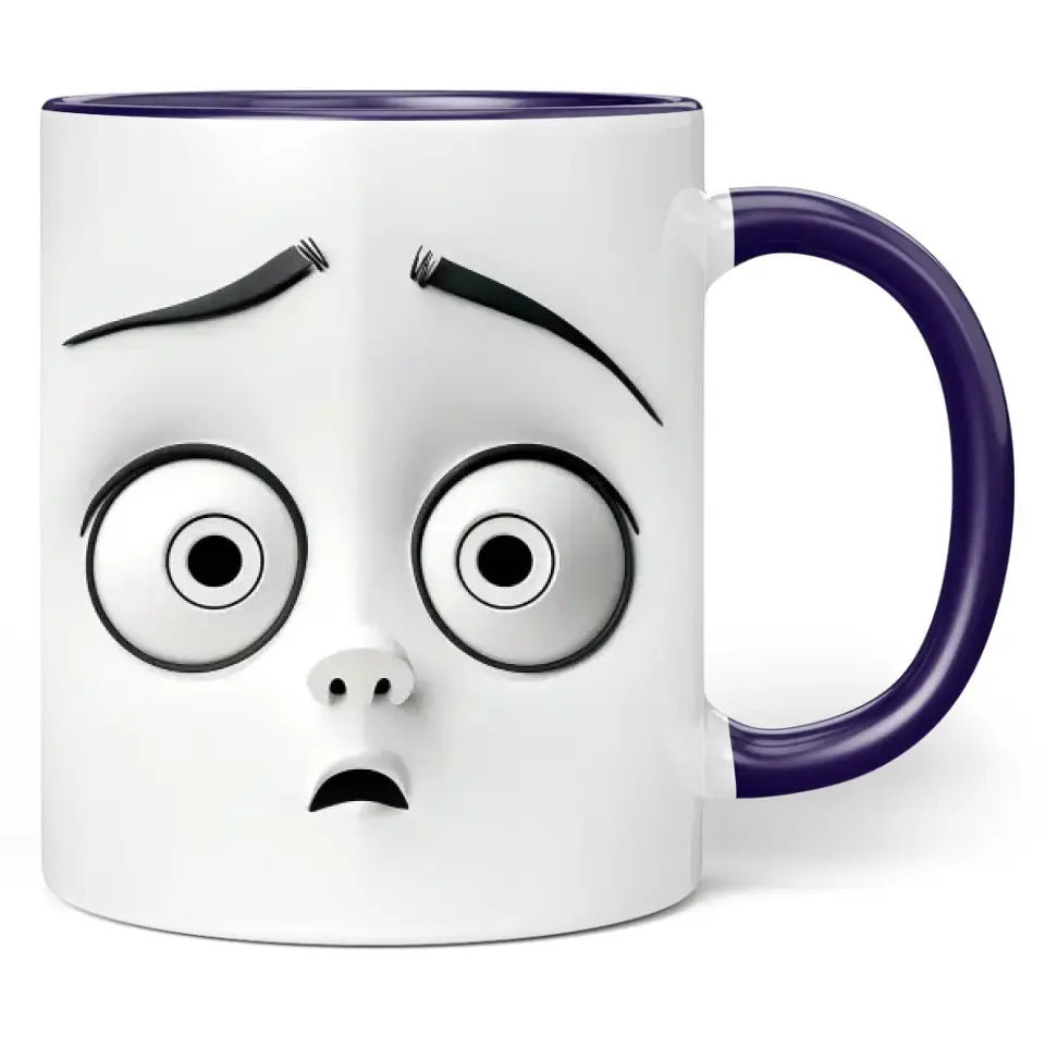 Tasse "Unsicheres Gesicht"