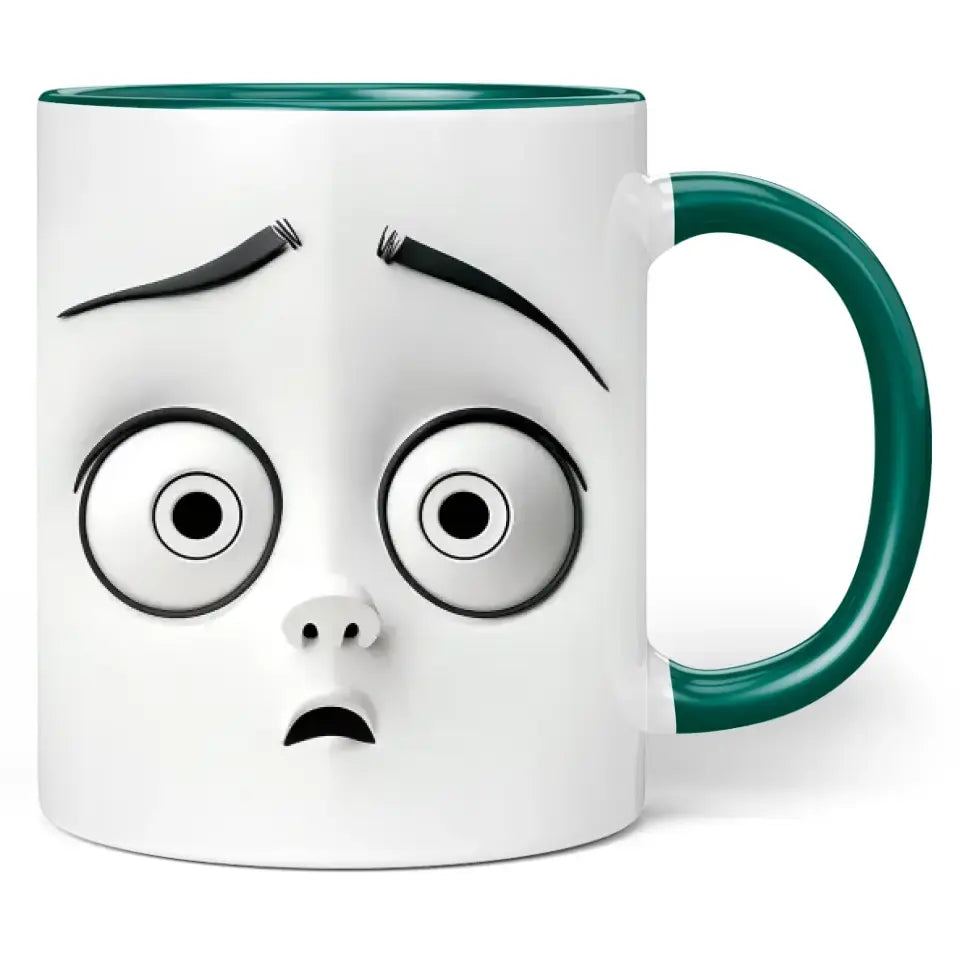 Tasse "Unsicheres Gesicht"