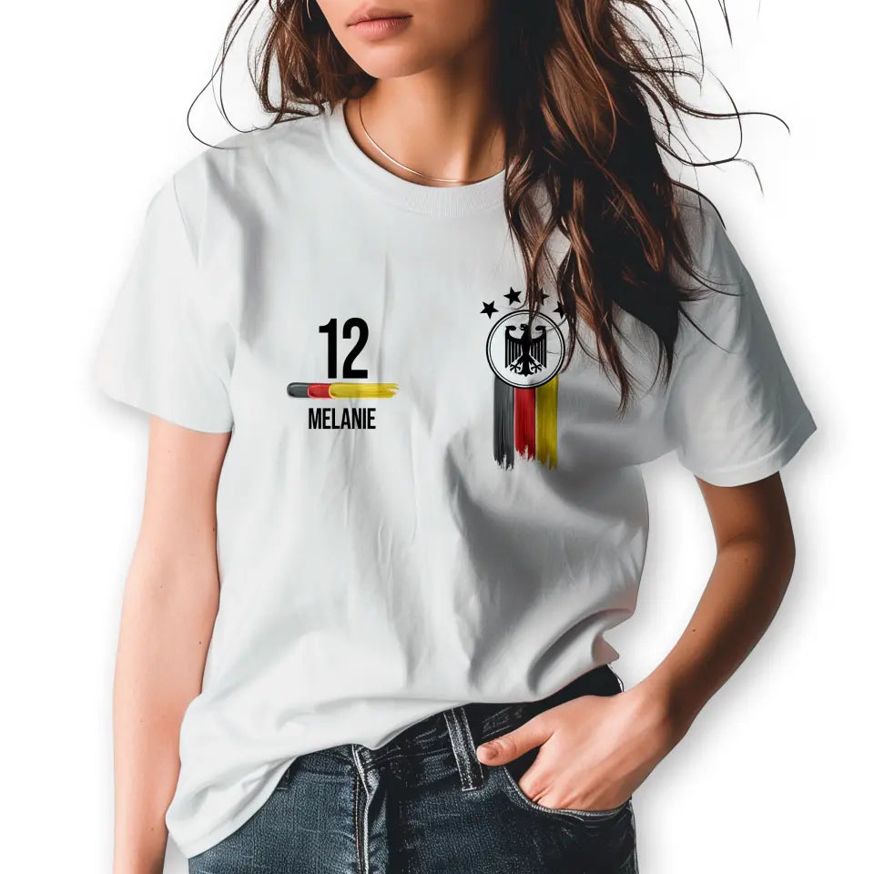 T-Shirt "EM-Deutschland" mit Wunschtext