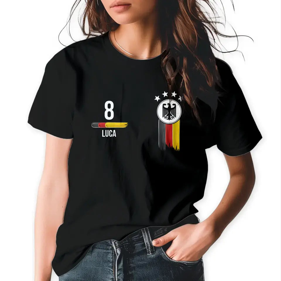 T-Shirt "EM-Deutschland" mit Wunschtext