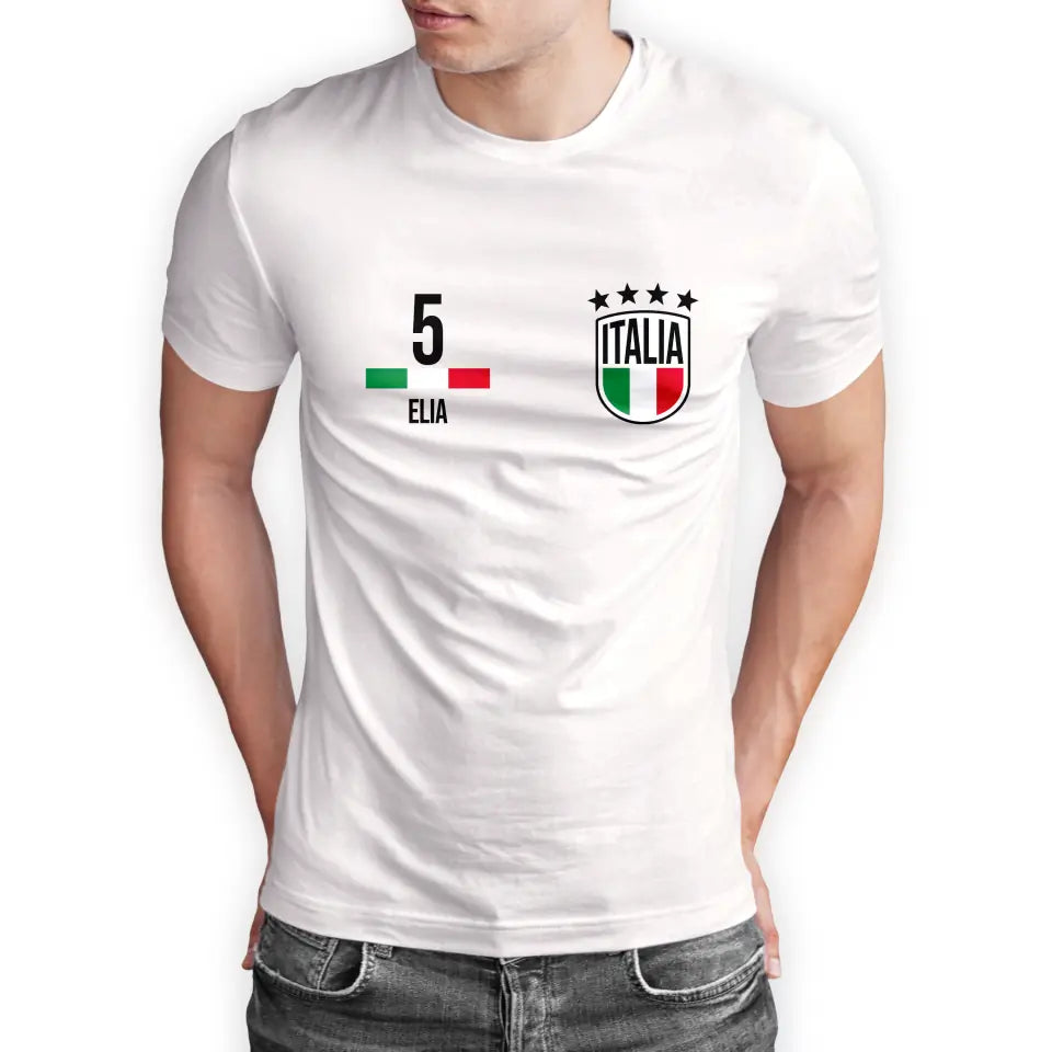 T-Shirt "EM Italien" mit Wunschtext