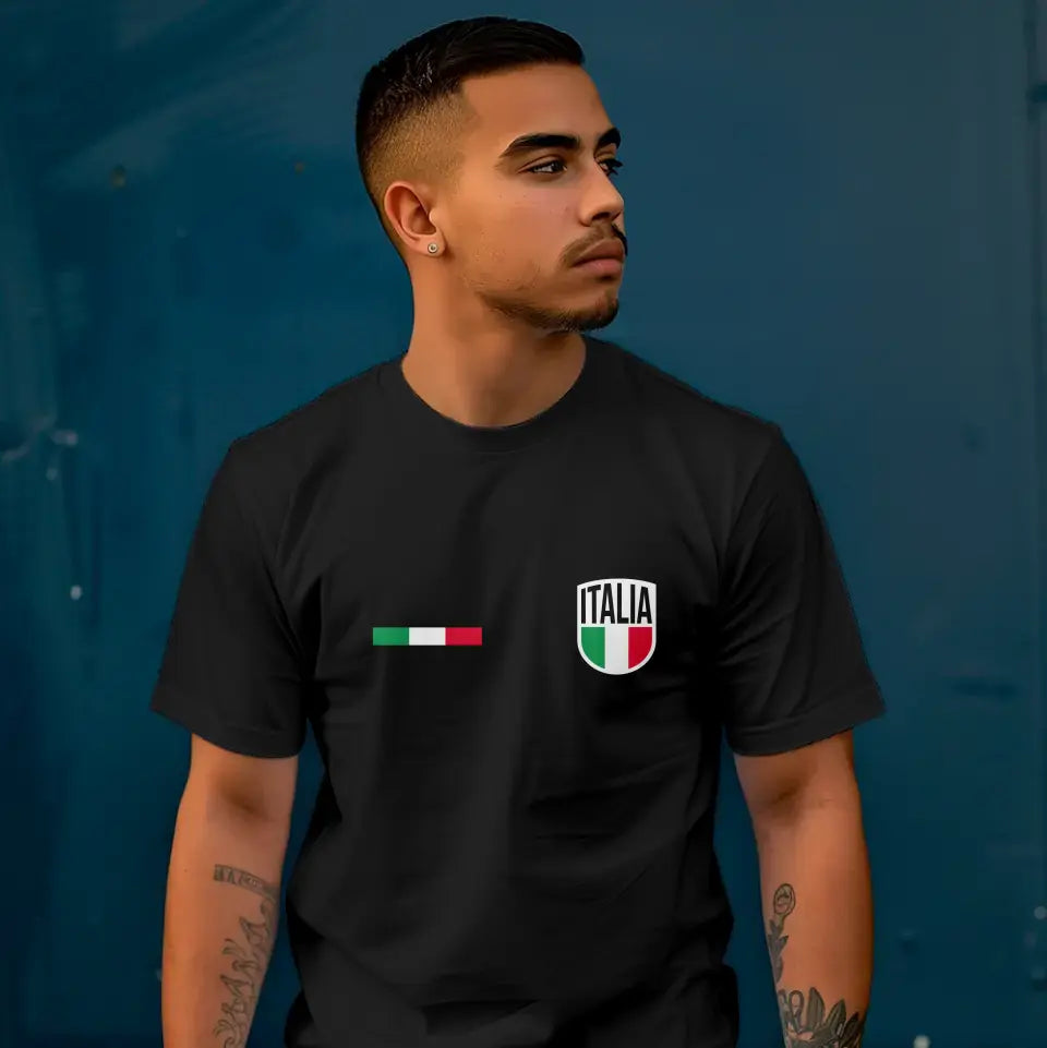 T-Shirt "EM Italien" mit Wunschtext