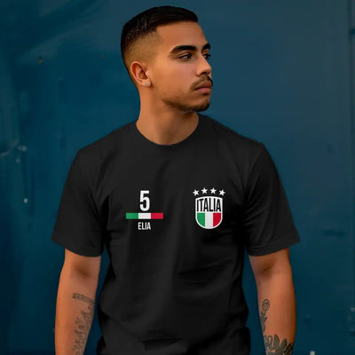 T-Shirt "EM Italien" mit Wunschtext