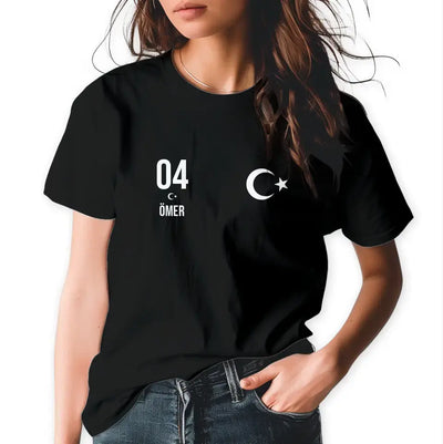 T-Shirt "EM Türkei" mit Wunschtext