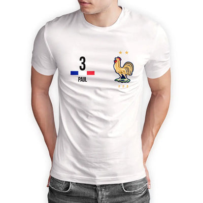 T-Shirt "EM Frankreich" mit Wunschtext