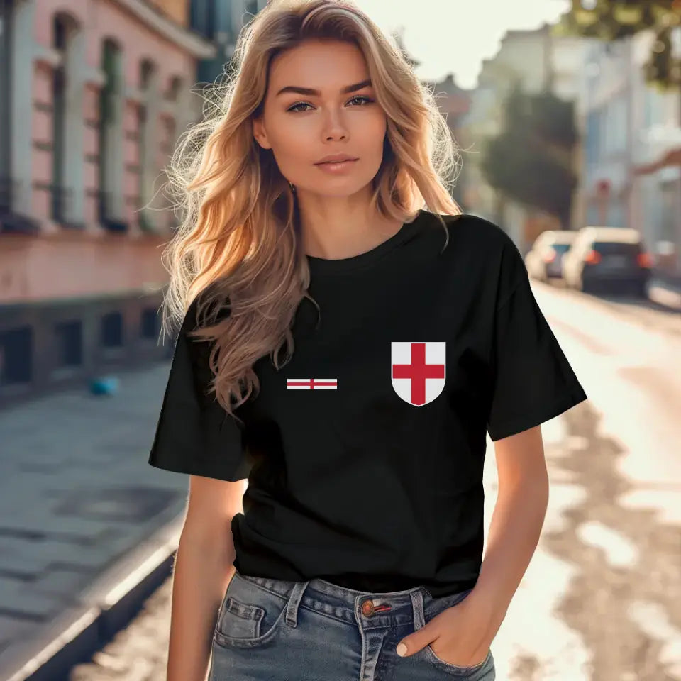 T-Shirt "EM England" mit Wunschtext