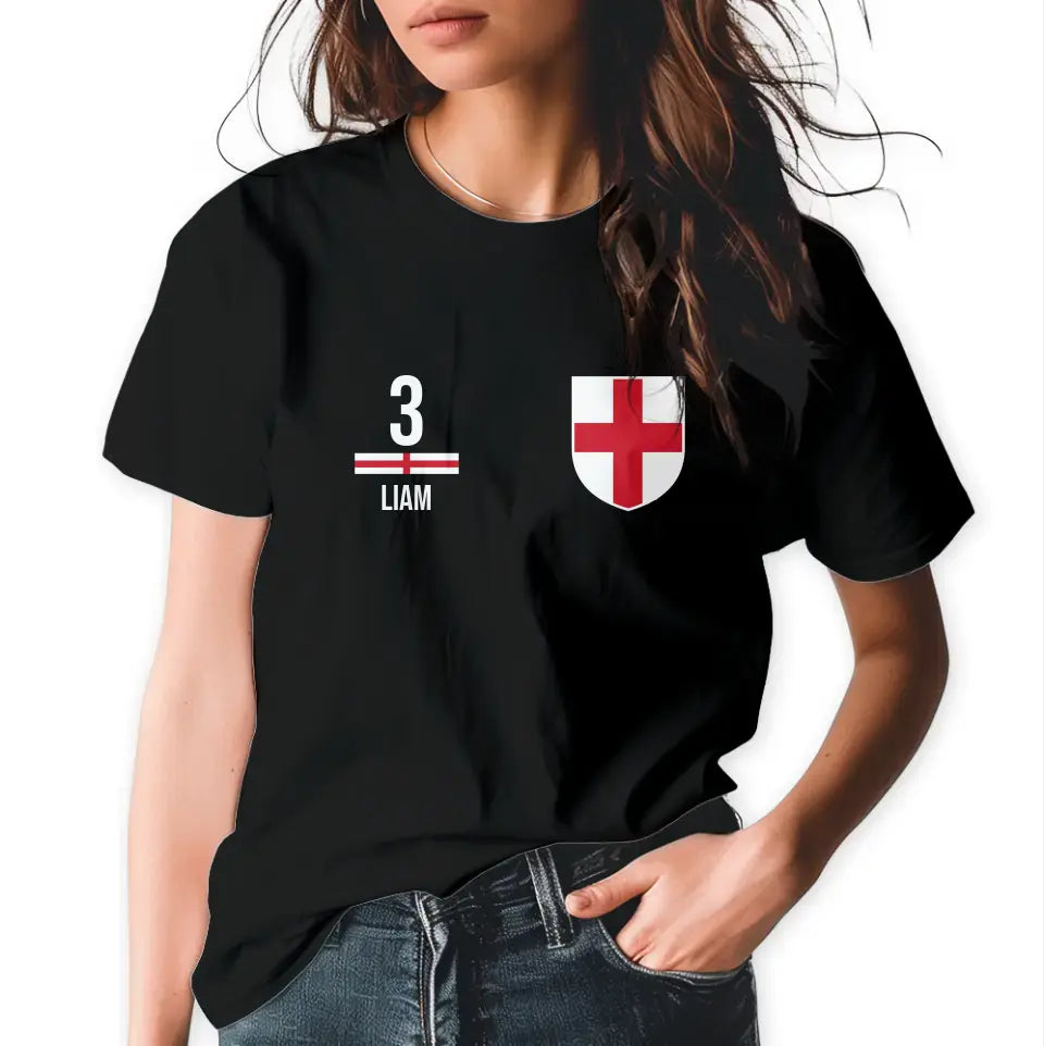 T-Shirt "EM England" mit Wunschtext