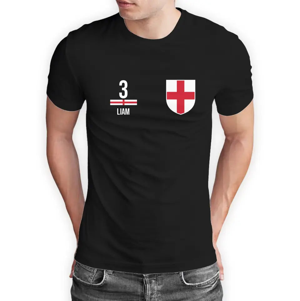 T-Shirt "EM England" mit Wunschtext