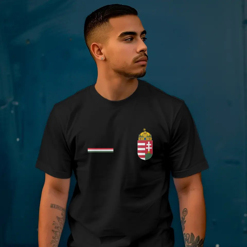T-Shirt "EM Ungarn" mit Wunschtext