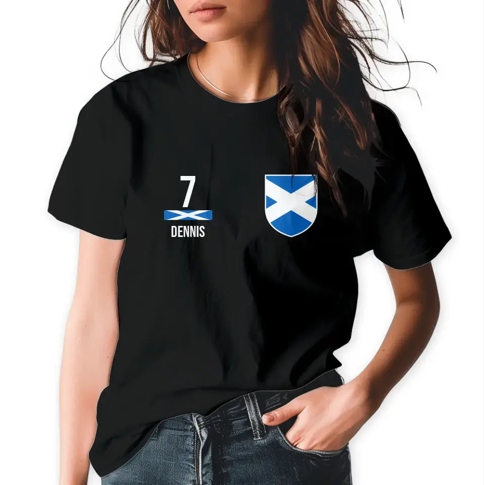 T-Shirt "EM Schottland" mit Wunschtext