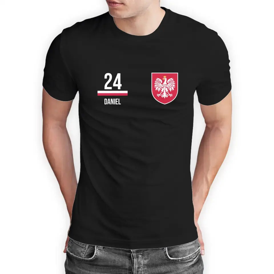 T-Shirt "EM Polen" mit Wunschtext