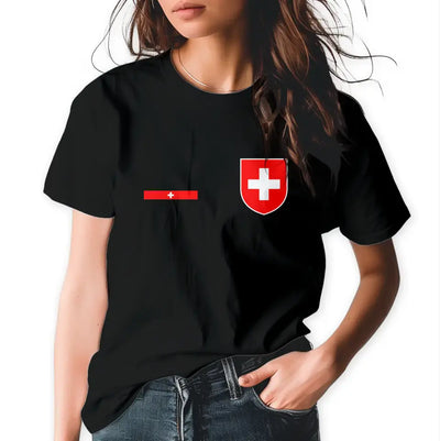 T-Shirt "EM Schweiz" mit Wunschtext