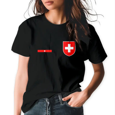 T-Shirt "EM Schweiz" mit Wunschtext