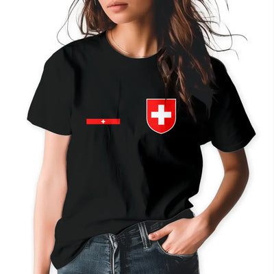 T-Shirt "EM Schweiz" mit Wunschtext